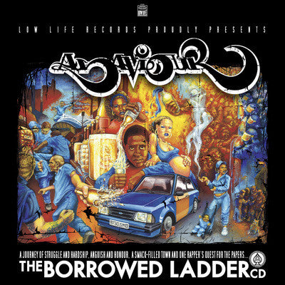 Asaviour - The Borrowed Ladder CD | Hip Hop Album | Low Life Records LOW43CD | Perfect for Music Collectors & Vinyl Enthusiasts