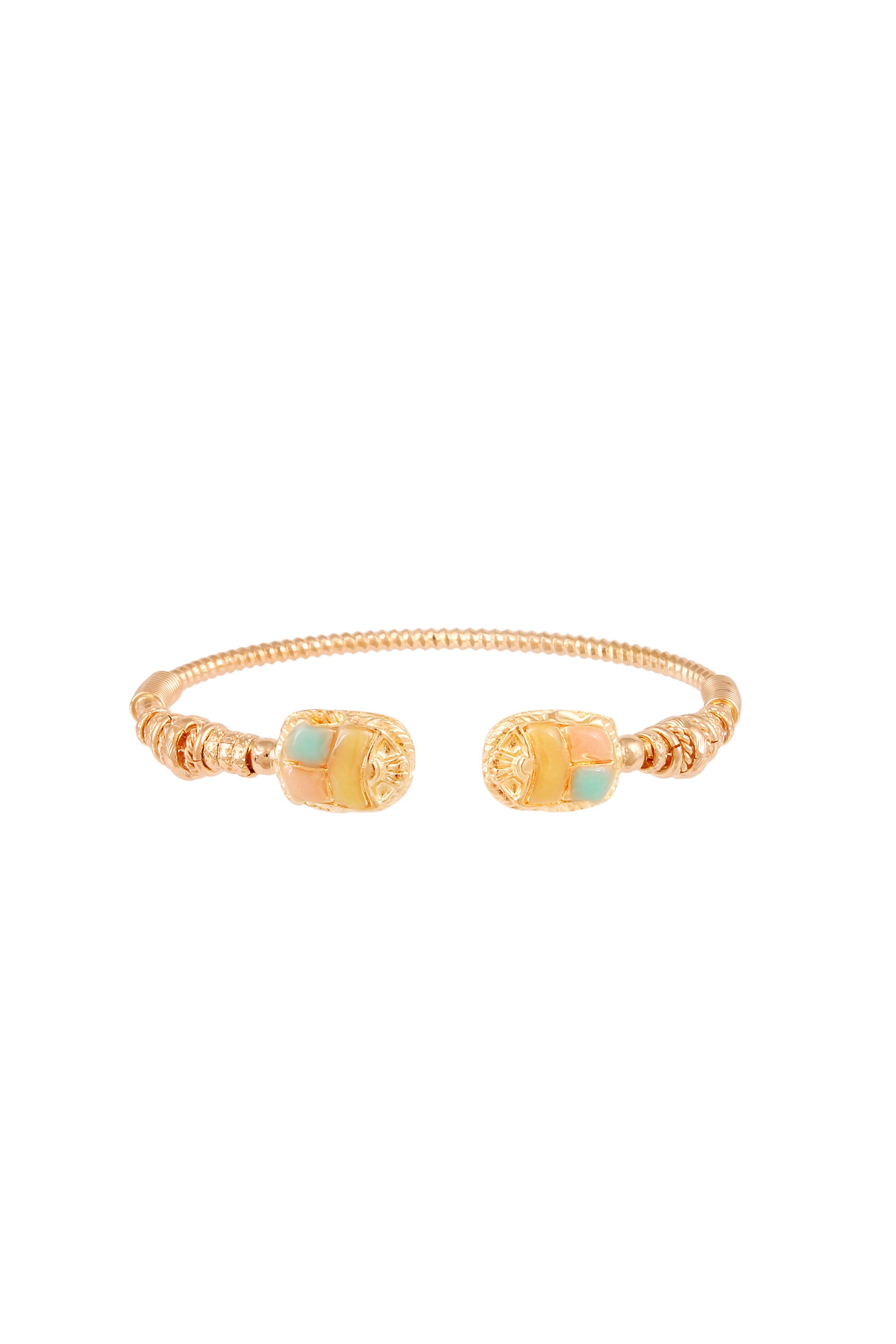 Gas Bijoux Duality Cuff Bracelet in Gold - Elegant Jewelry for Women, Perfect for Parties, Weddings & Special Occasions