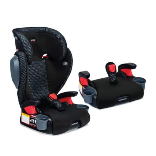 Britax Highpoint 2-Stage Booster Car Seat for Kids - Safe & Comfortable Convertible Booster for Toddlers to Big Kids - Perfect for School, Travel & Family Road Trips