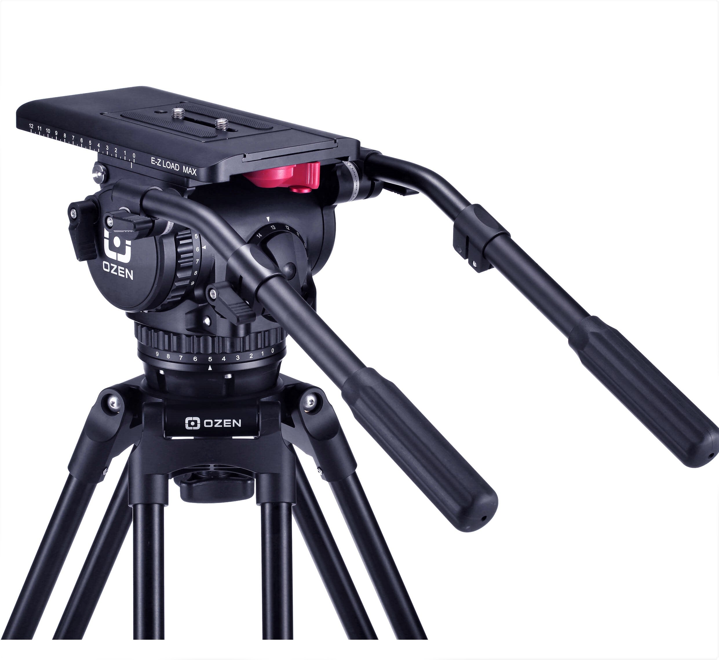 OZEN 18CF2HDM 100mm Agile 18M EZ Load Max Tripod System - Heavy Duty Camera Tripod for Photography, Videography & Outdoor Shooting