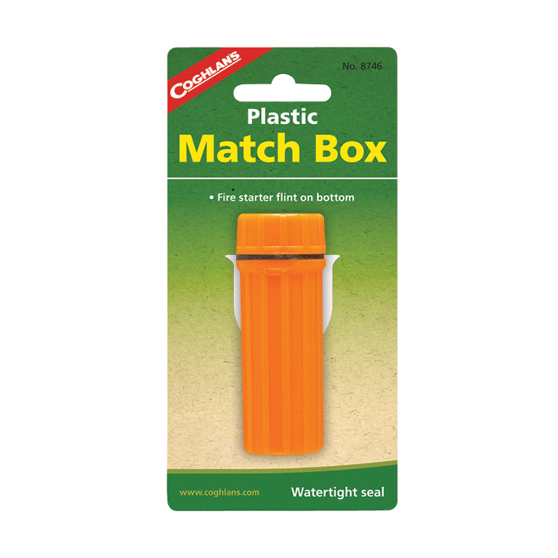 Coghlan's Waterproof Plastic Match Box - Outdoor Survival Gear for Camping, Hiking & Emergency Preparedness
