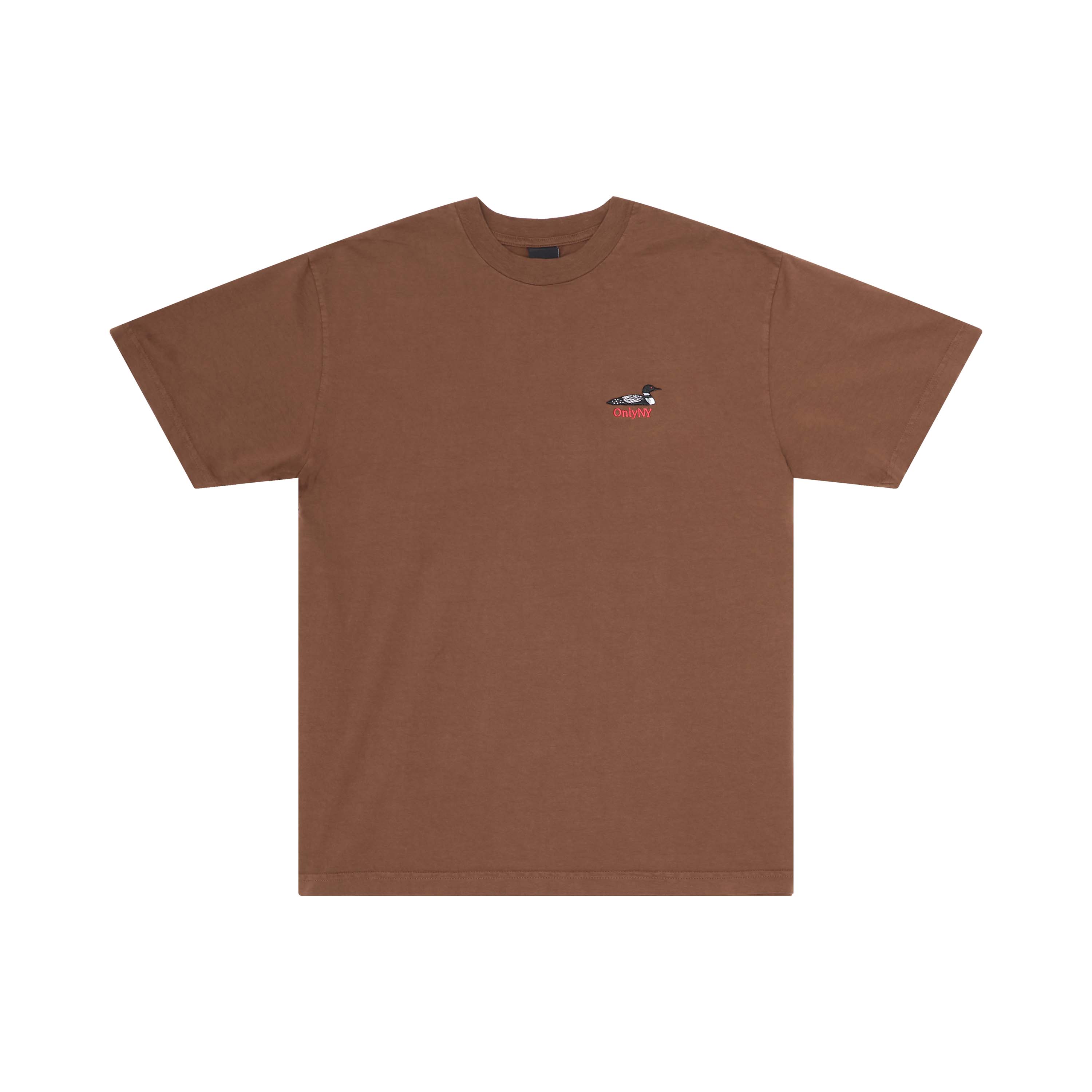Only NY Loon Graphic T-Shirt - Soft Cotton Men's Tee in Chocolate Brown | Casual Streetwear for Everyday Wear & Urban Outfits
