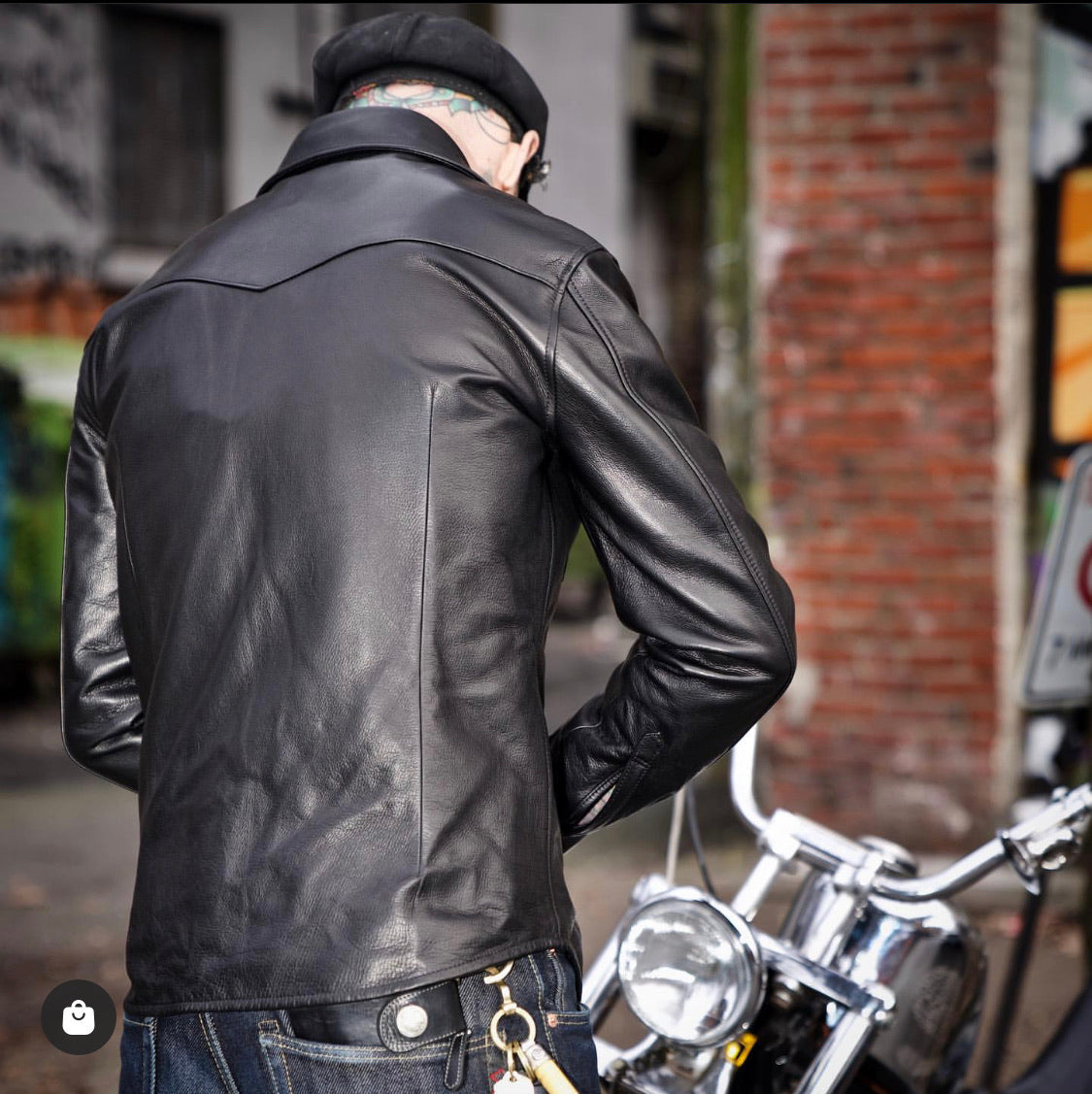 Y2 Leather SS 13 Steer Oil Western Shirt - Black Cowhide Button Up Shirt for Men | Perfect for Rodeo, Country Music Festivals & Western Style Outfits