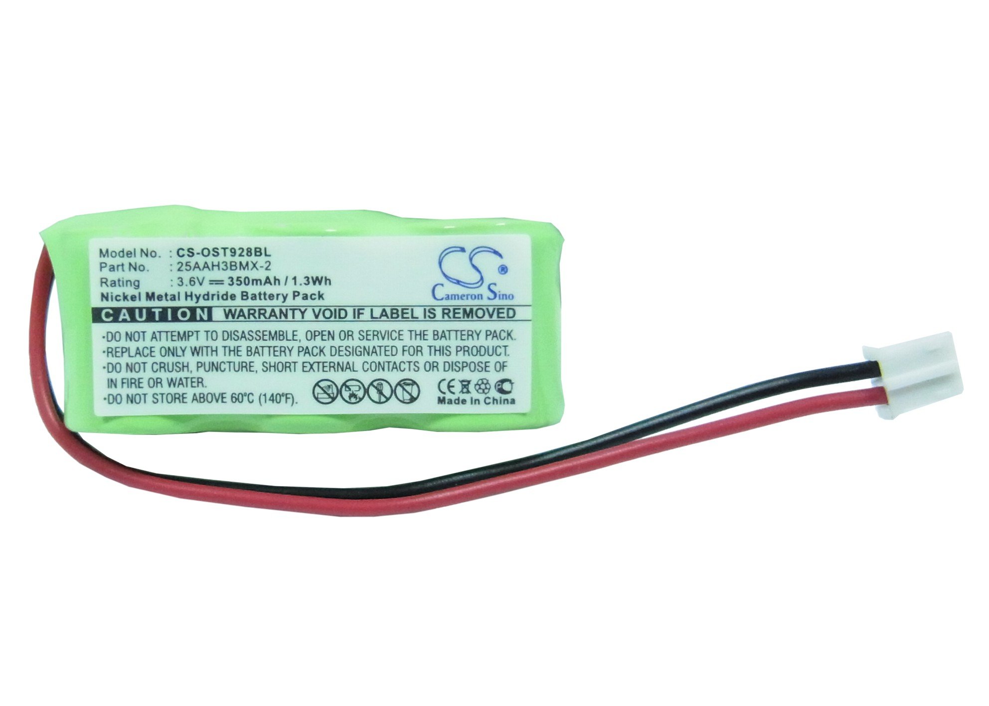 Oregon Scientific STR938 STR968 STR918 STR928 25AAH3BMX-2 CUSTOM-178 Replacement Battery - 350mAh 3.6V Lithium Battery for Weather Stations & Smart Devices | Long-Lasting Power for Home & Office Use