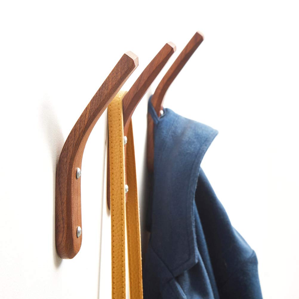 3-Pack Cabilock Decorative Wall Hooks - Stylish Coat Hangers & Key Holders for Entryway, Bedroom, and Bathroom Organization