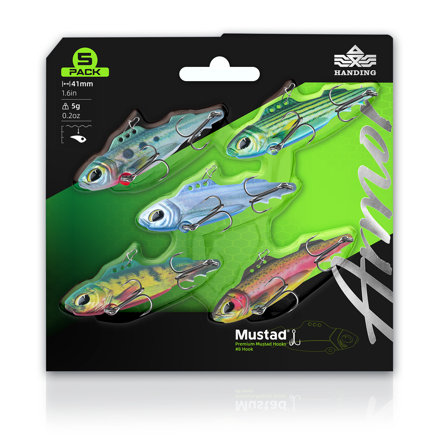 Handing Armor Blade Bait - Premium Fishing Lure for Bass, Trout & Walleye - Ideal for Freshwater & Saltwater Fishing Adventures