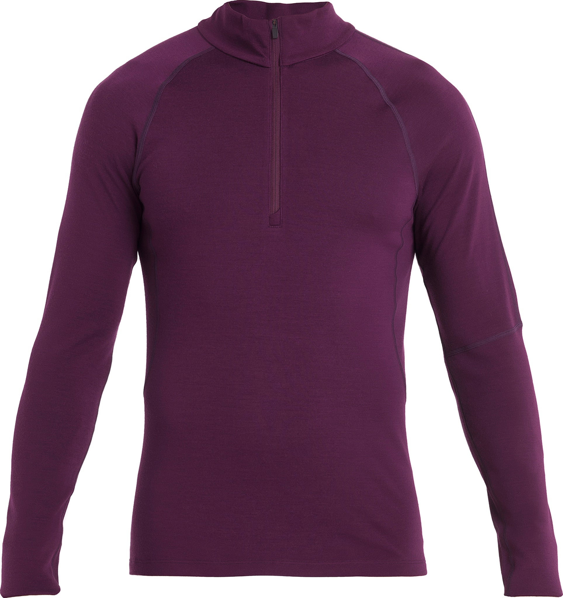 300 MerinoFine Polar Long Sleeve Half Zip Thermal Top for Men - Warm Base Layer for Skiing, Hiking & Winter Outdoor Activities