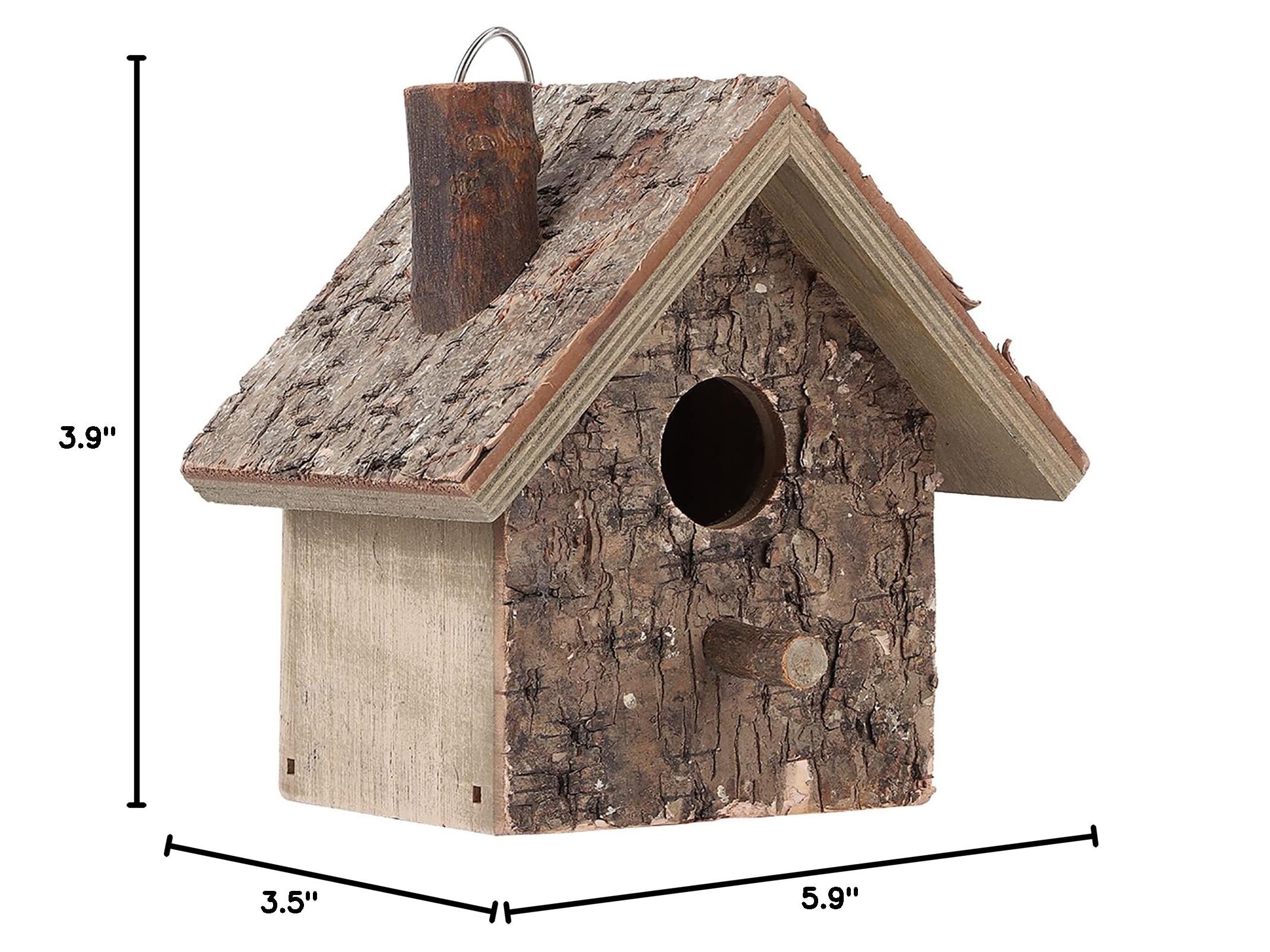 Yosoo Hanging Wren Bird House - Outdoor Garden & Patio Bird Resting Place for Small Birds - Perfect for Backyard, Balcony, and Nature Lovers
