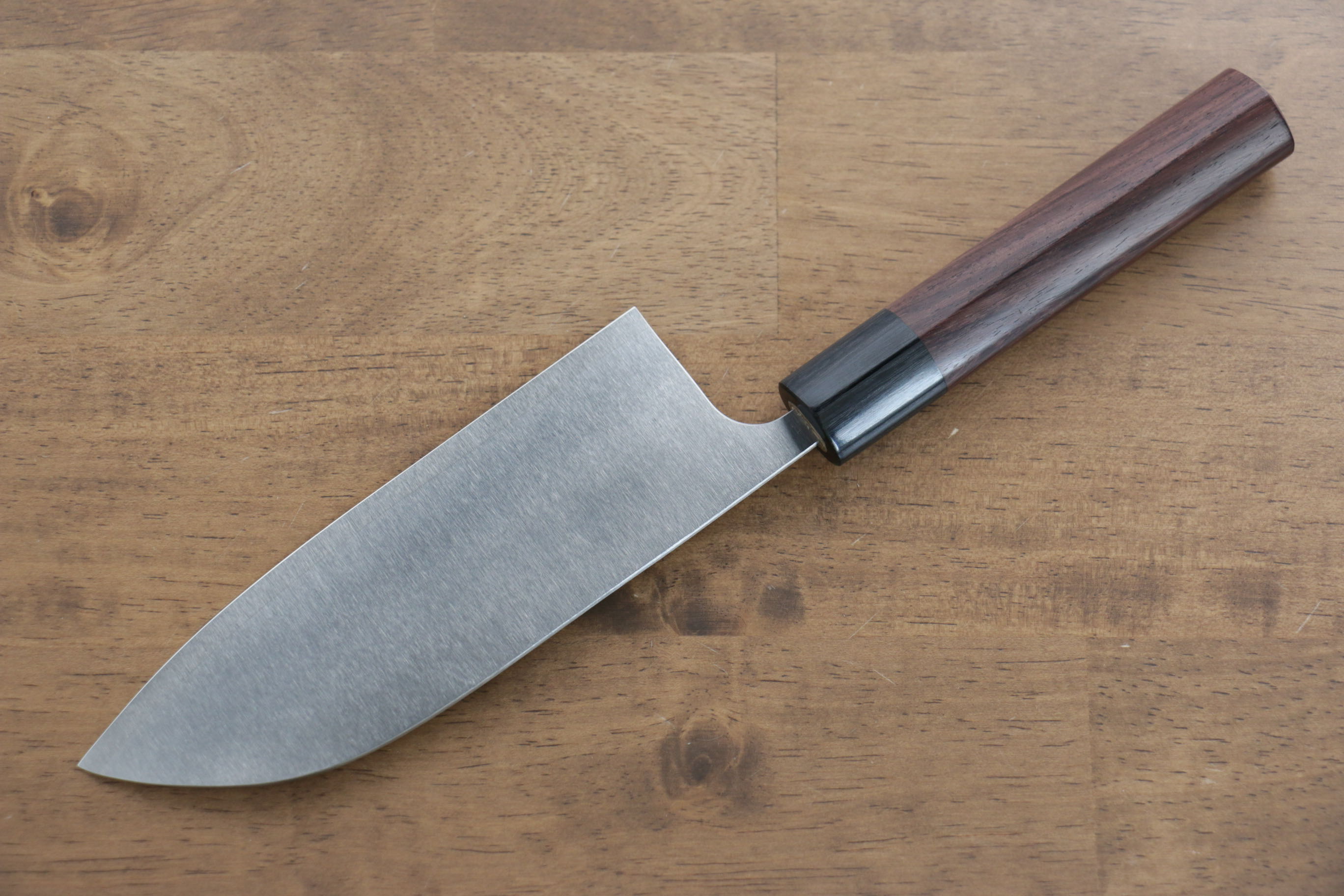 Premium Seisuke SG2 Santoku Knife 150mm - Japanese High-Carbon Stainless Steel Blade with Exquisite Shitan Handle - Perfect for Slicing, Dicing & Chopping Vegetables, Meat & Fish in Professional & Home Kitchens