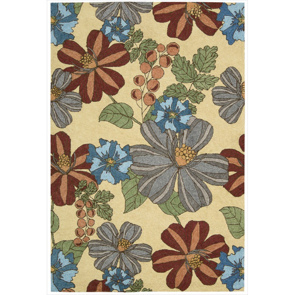 Nourison South Beach Indoor/Outdoor Sand 5' x 7'6