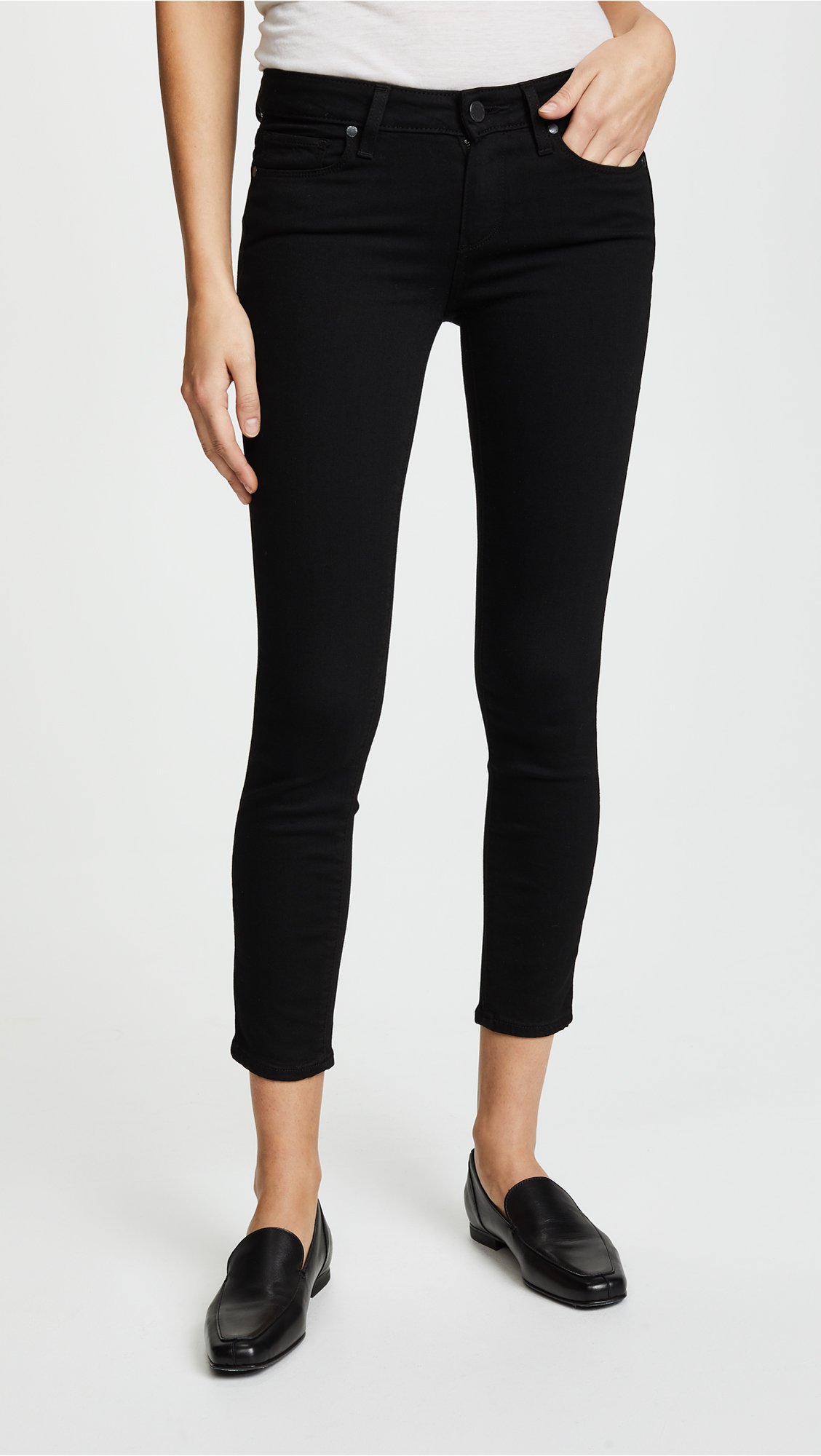 Paige Denim Women's Transcend Verdugo Skinny Cropped Jeans - High Waist Stretch Denim Pants for Women | Perfect for Casual Wear, Date Night & Office Outfits
