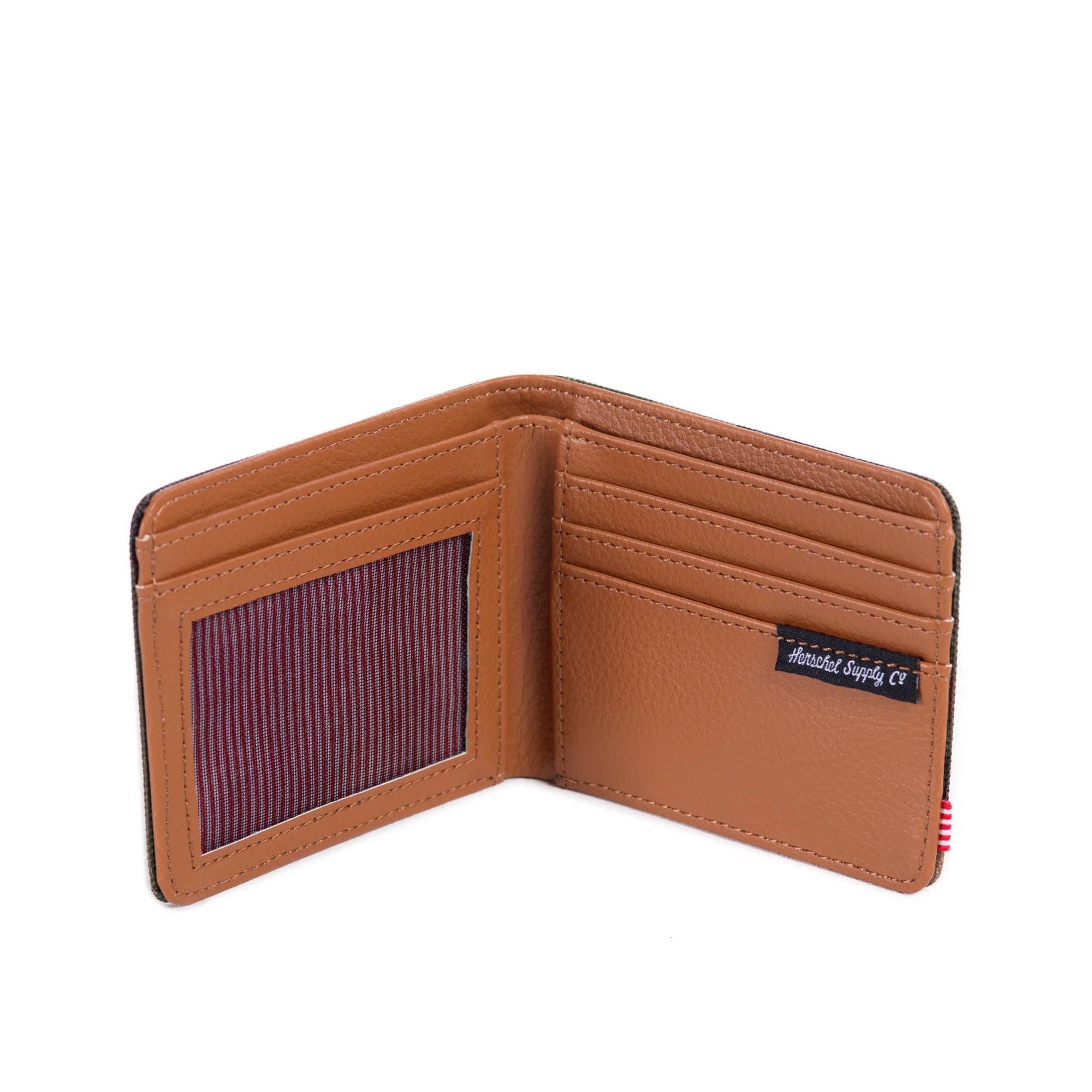 Herschel Hank Wallet - Woodland Camo RFID Blocking Bifold Wallet for Men | Travel & Everyday Carry Essentials