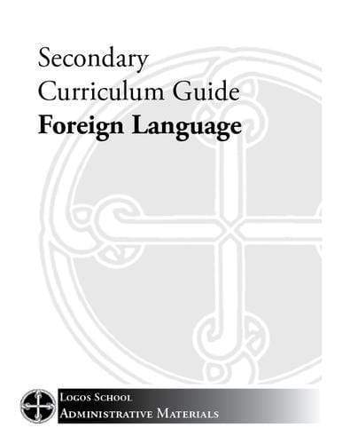 Secondary Curriculum Guide for Foreign Language Learning - Digital Download | Teaching Resources for Middle & High School Educators