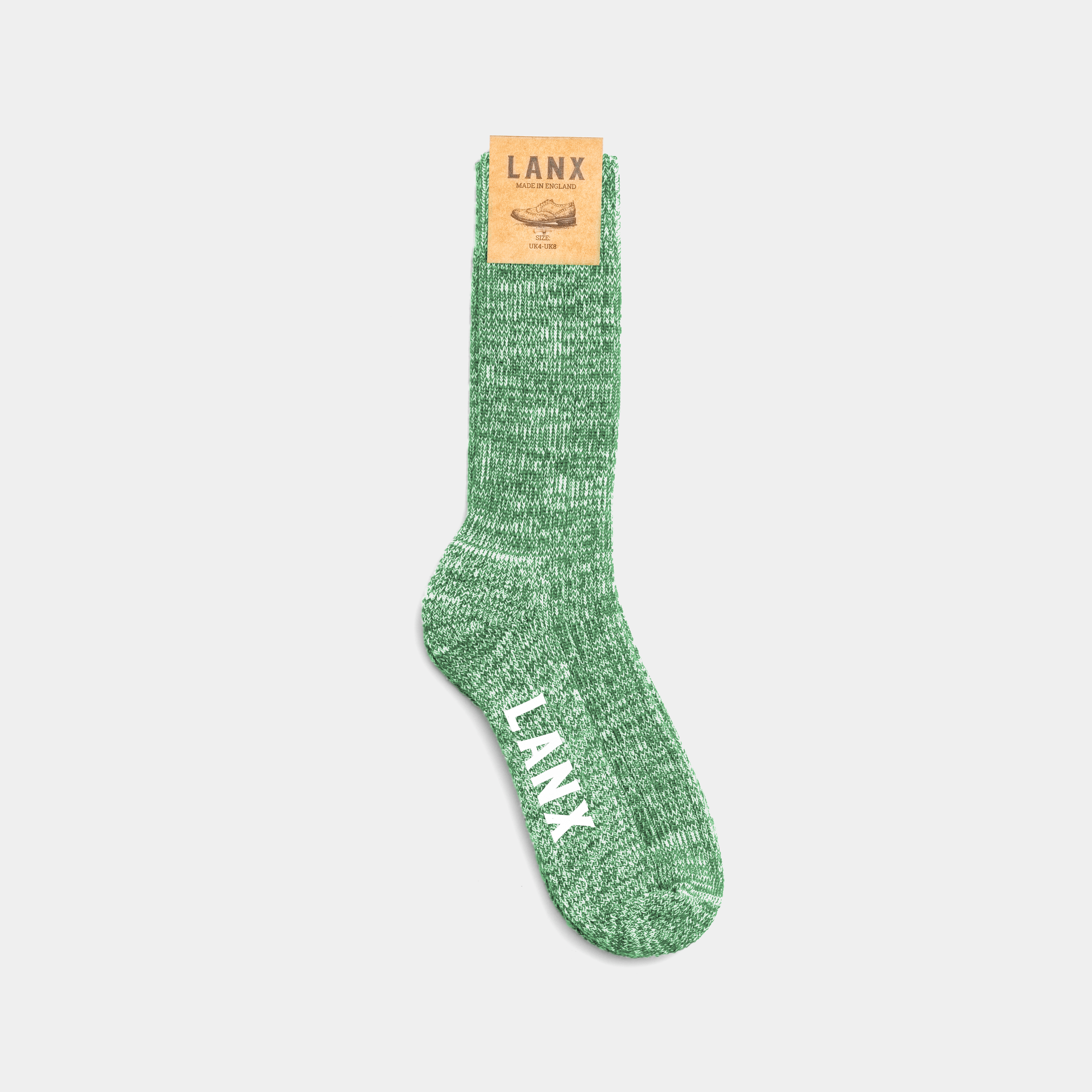 Fleck Socks for Men & Women - Trendy Pea Green Casual Crew Socks - Comfortable Everyday Wear for Work, Gym & Outdoor Activities