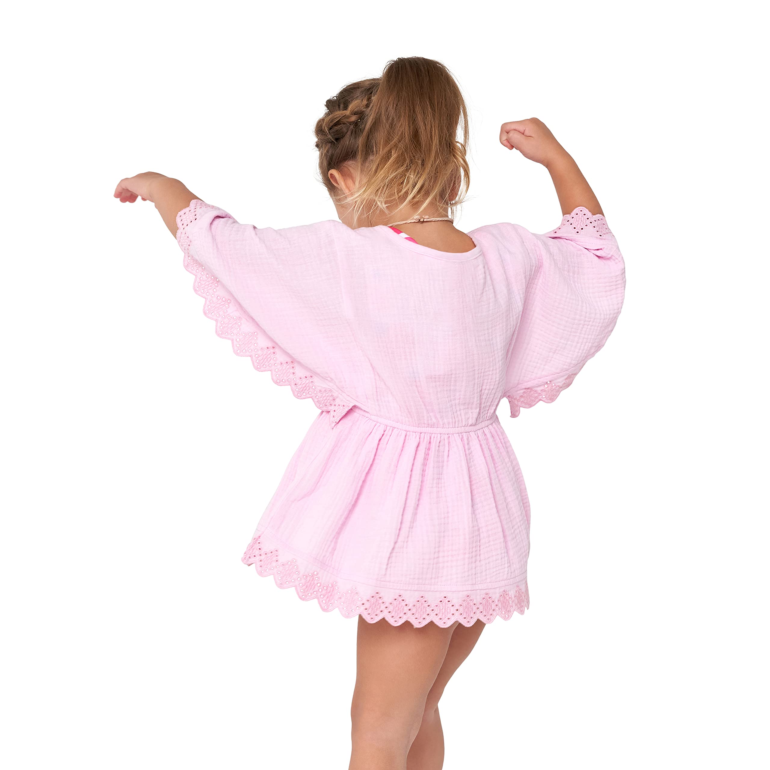 Gerber Baby Girls' Toddler Kaftan Swim Cover Up - Cute Floral Beach Dress for Toddlers - Perfect for Pool, Beach & Summer Outings