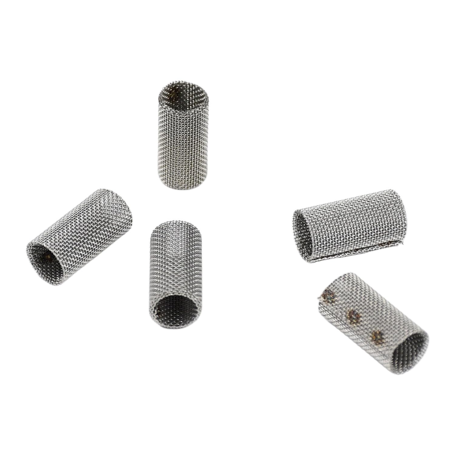 5-Pack Stainless Steel Diesel Heater Glow Plug Burner Strainer Screen Kit - Compatible with Eberspacher Airtronic D2 D4 D4S (Part# 252069100102) - Replacement Filter for RV, Marine & Off-Grid Heating Systems