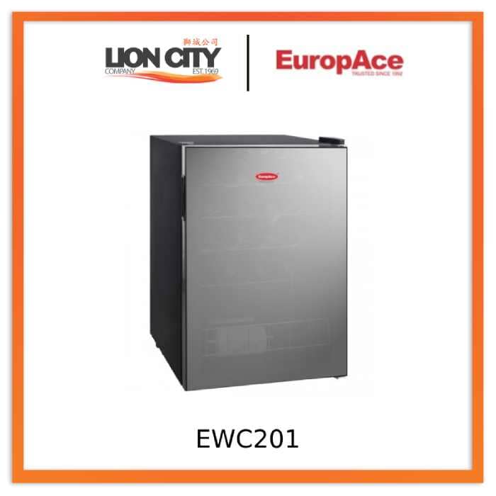 Europace EWC201 20-Bottle Wine Cooler Refrigerator - Perfect for Home Bars, Restaurants & Wine Cellars