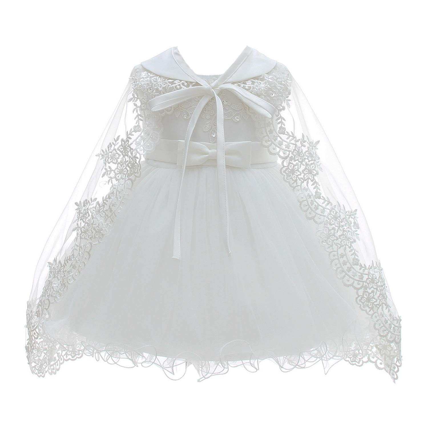 Silver Mermaid Christening Baptism Dress for Baby Girls - Elegant Satin & Tulle Flower Girl Dress for Baptism, Birthday & Special Occasions | Perfect for Church Ceremonies, Photo Shoots & First Birthday Parties