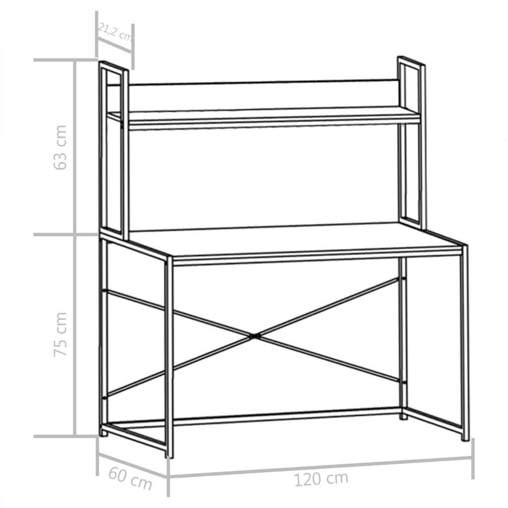 Modern Computer Desk for Home Office - 47.2