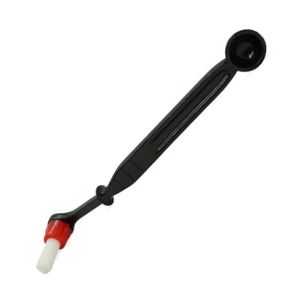 Precision Swivel Head Cleaning Brush - 360° Rotating Bristles for Tough Grime - Perfect for Kitchen, Bathroom, Guns & Tools - Heavy Duty Scrub Brush with Ergonomic Handle