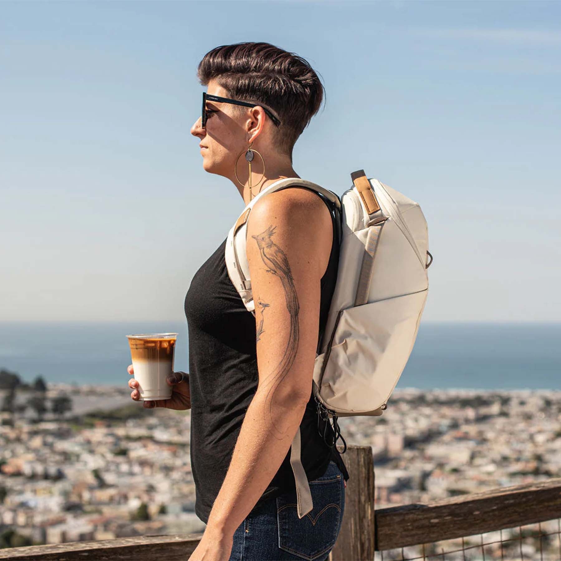 Peak Design Everyday Backpack 15L - Waterproof Camera Backpack with Zip Closure for Photographers & Travel - Perfect for Hiking, Commuting & Urban Exploration