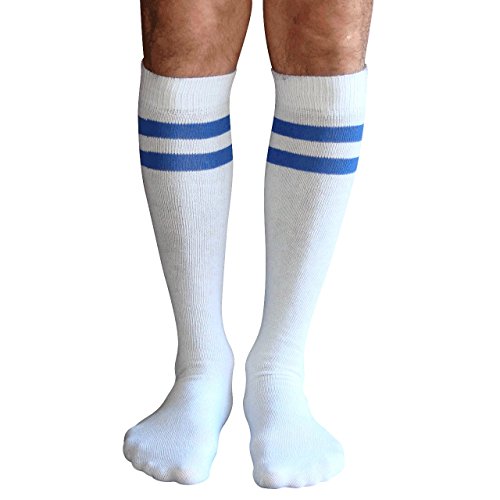 White, Royal Blue