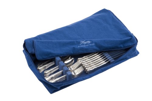 Premium Hagerty Zippered Flatware Storage Drawer Liner & Holloware Bag Set - Organize Silverware, Cutlery & Serving Pieces - Perfect for Dining Room, Buffet Setup & Formal Table Setting Storage
