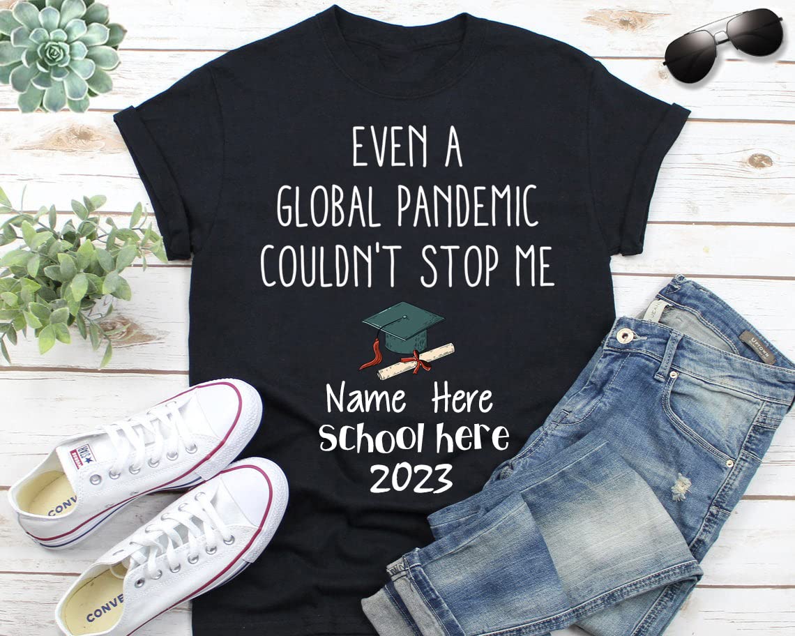Custom 2023 Graduation T-Shirt for Men - Personalized Class of 2023 Gift - Perfect for Graduation Parties, Senior Week & Alumni Events