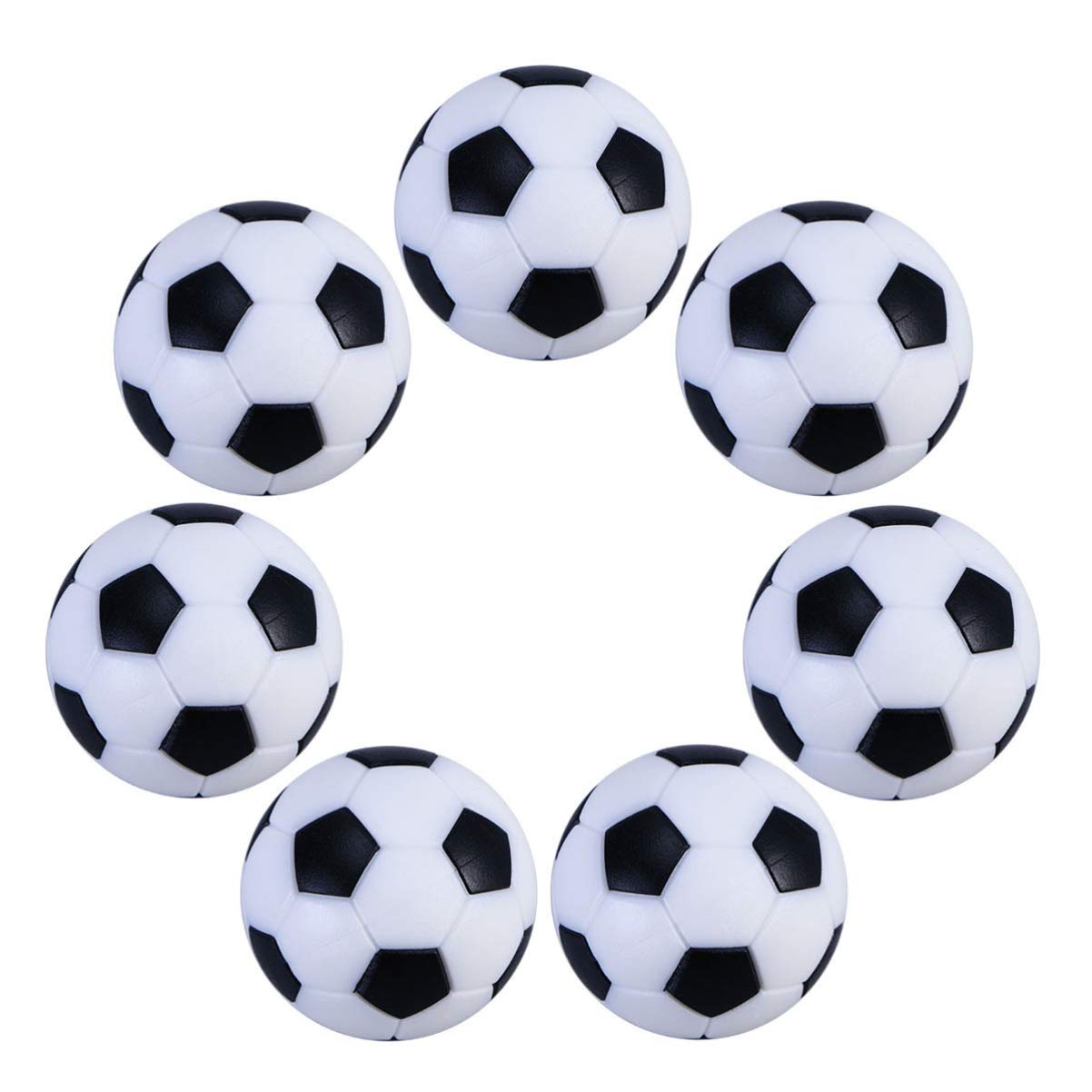 Obuyke 6PCS Mini Foosball Balls 32mm/1.26in - Replacement Table Soccer Balls for Adults & Kids - Perfect for Home Game Rooms, Bars, and Office Entertainment