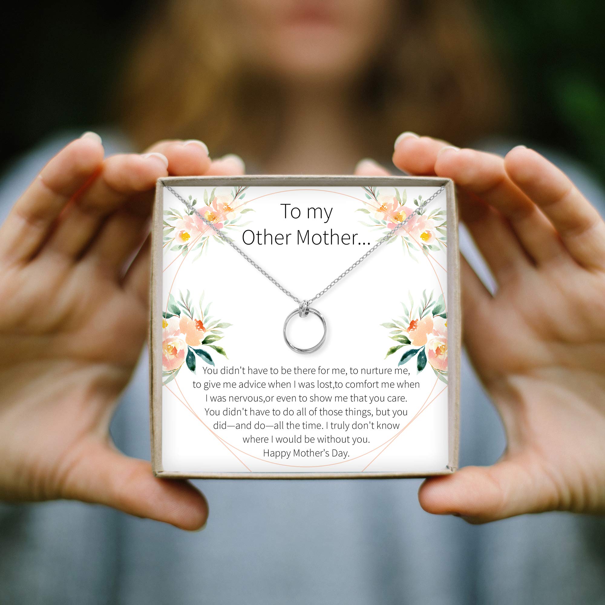 Stepmom Necklace - Elegant Heart Pendant Jewelry Gift for Birthday, Christmas, Mother's Day | Perfect Stepmother Appreciation Present for Holidays & Special Occasions