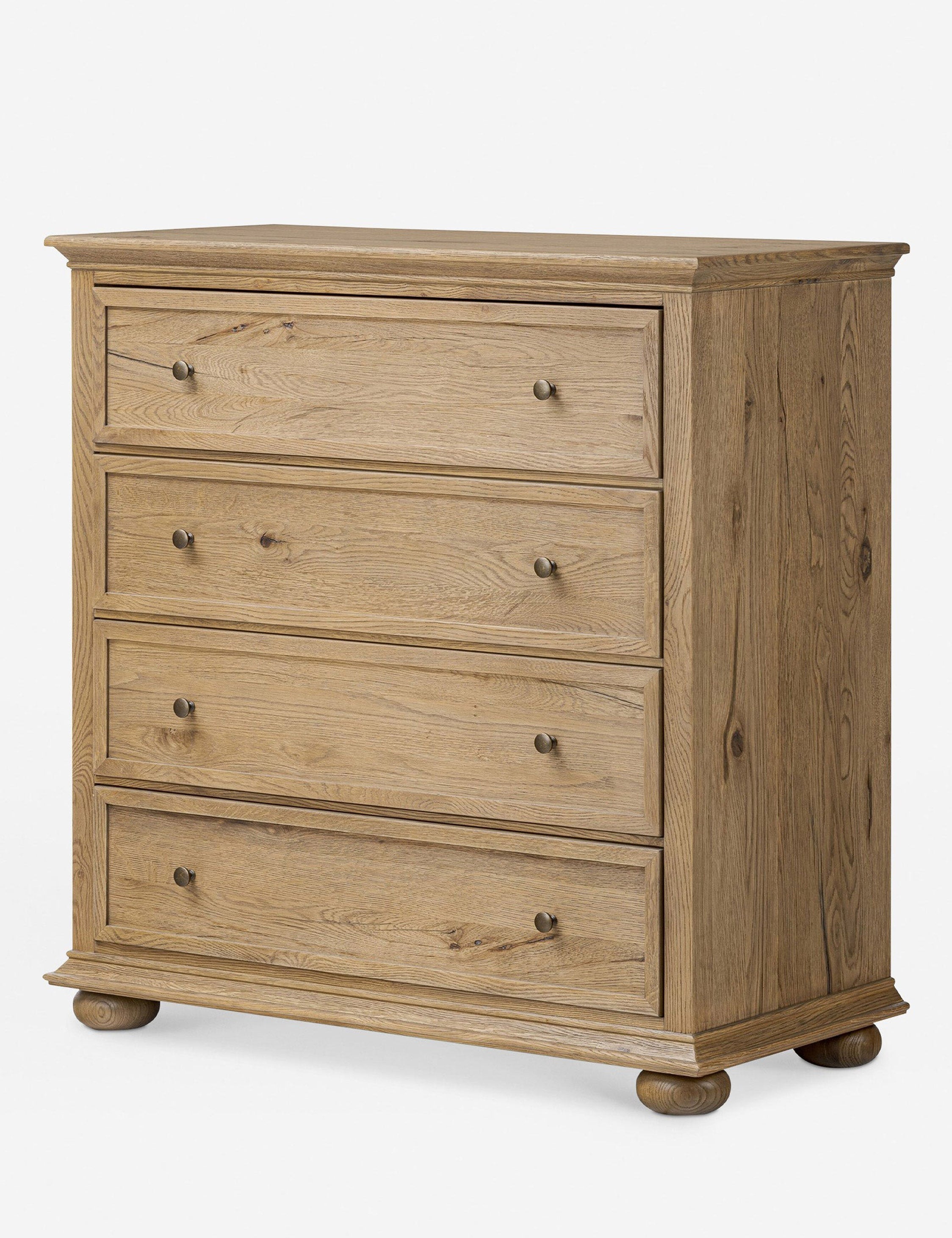 Stylish Geoffrey Tall Dresser by Amber Lewis x Four Hands - Modern Bedroom Storage Solution for Organizing Clothes & Accessories
