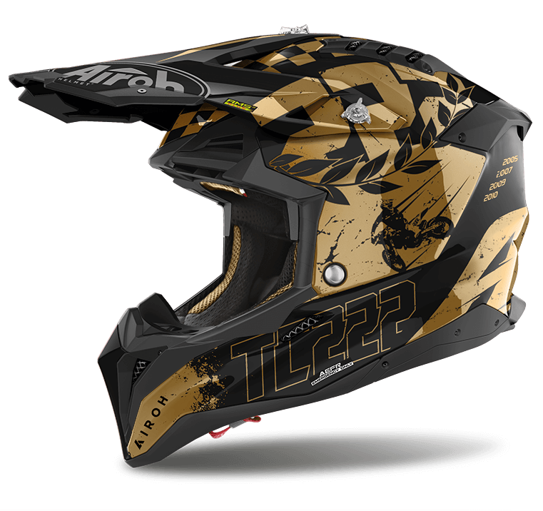 Airoh Aviator 3 Legend Gloss Chrome Motorcycle Helmet - DOT & ECE Certified Full Face Helmet for Men & Women - Lightweight & Ventilated for Street Bike, Cruiser, and Touring Rides