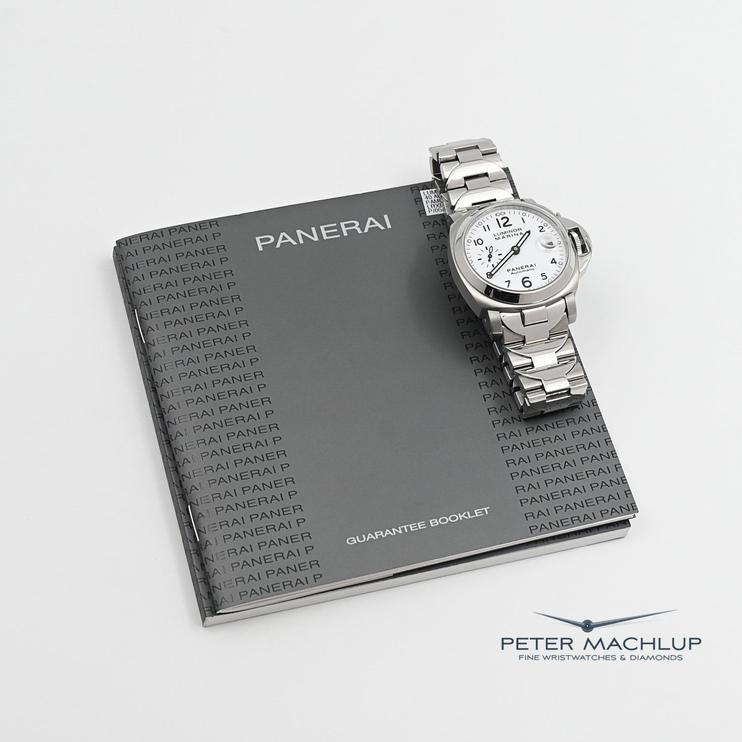 Panerai Luminor Marina 40mm Automatic Men's Watch - Luxury Stainless Steel Dive Watch with Date Function - Perfect for Business, Diving & Formal Occasions