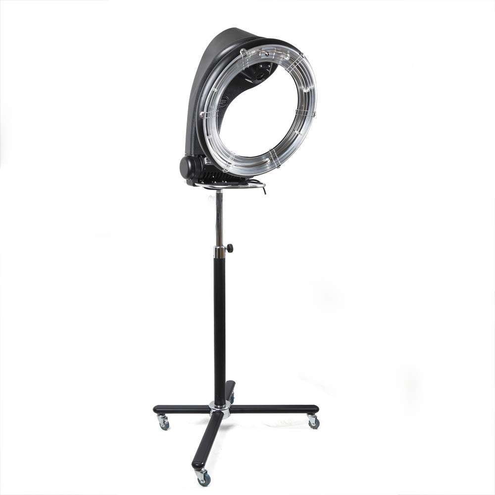 3-in-1 Professional Salon Hair Dryer Stand with Timer - 1000W Portable Orbiting Hair Dryer for Drying, Perming & Styling - Perfect for Home & Salon Use