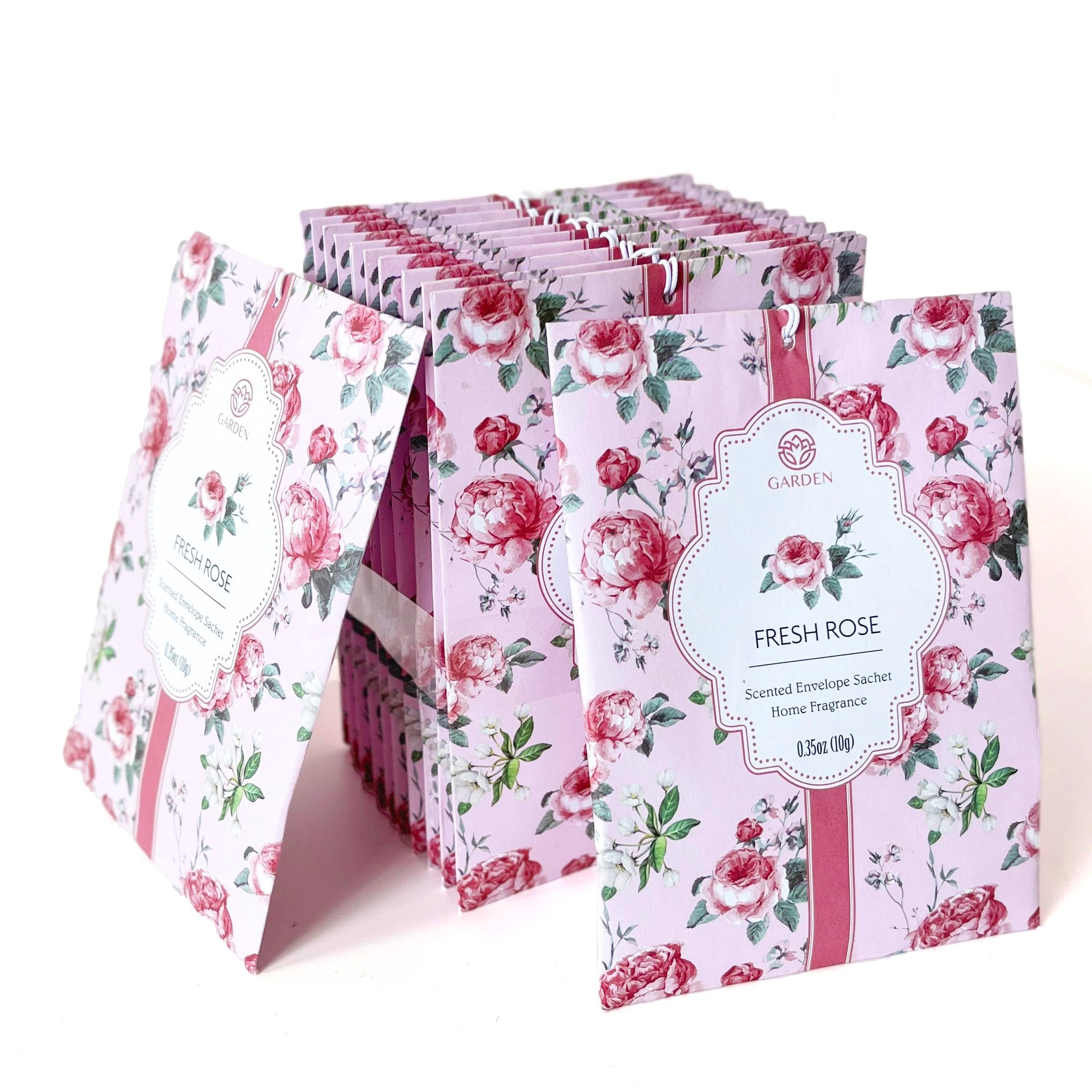 Fragrant Rose Scented Bags - Elegant & Long-Lasting Aroma for Drawers, Closets, and Gift Packaging
