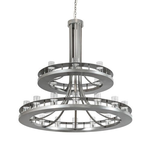 24-Light Crystal Chandelier for Dining Room - Elegant Modern Ceiling Light Fixture with LED Bulbs for Home Decor, Living Room, Bedroom, and Wedding Venue Lighting
