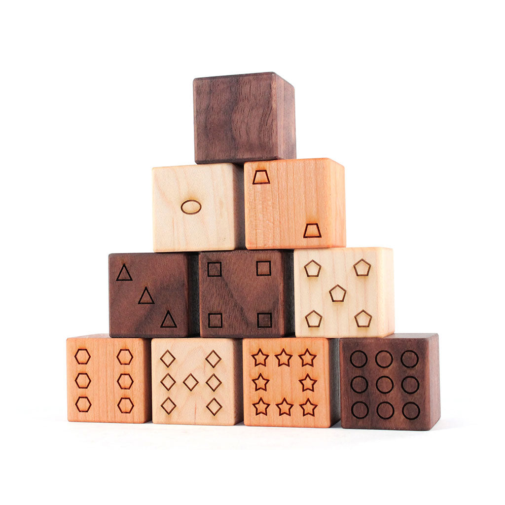 Number Blocks (10-Piece Set) - Educational Math Toys for Kids, Counting & STEM Learning - Perfect for Classroom, Homeschool & Playtime