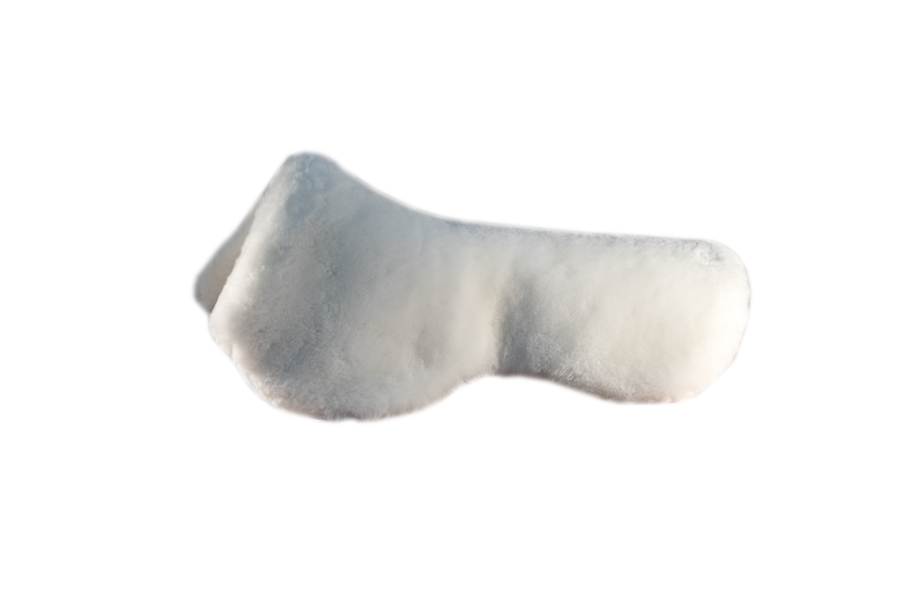 Premium Sheepskin Half Pad with Banded Edge & Front Inserts - All-Purpose Riding Pad for Horses - Perfect for Dressage, Jumping & Trail Riding
