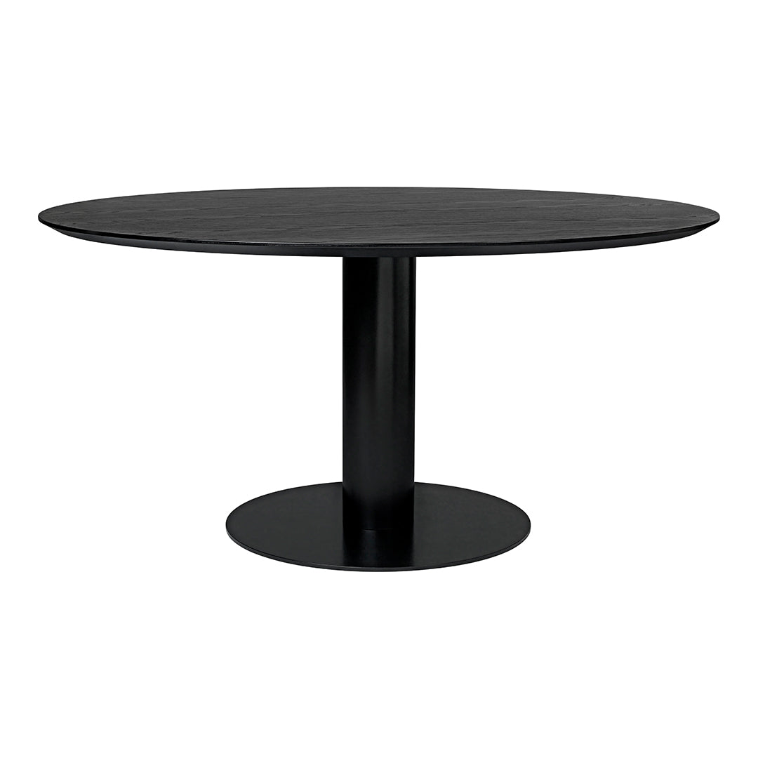 Gubi 2.0 Round Dining Table - Modern Scandinavian Design for Small Spaces | Perfect for Kitchen, Breakfast Nook & Apartment Dining Areas