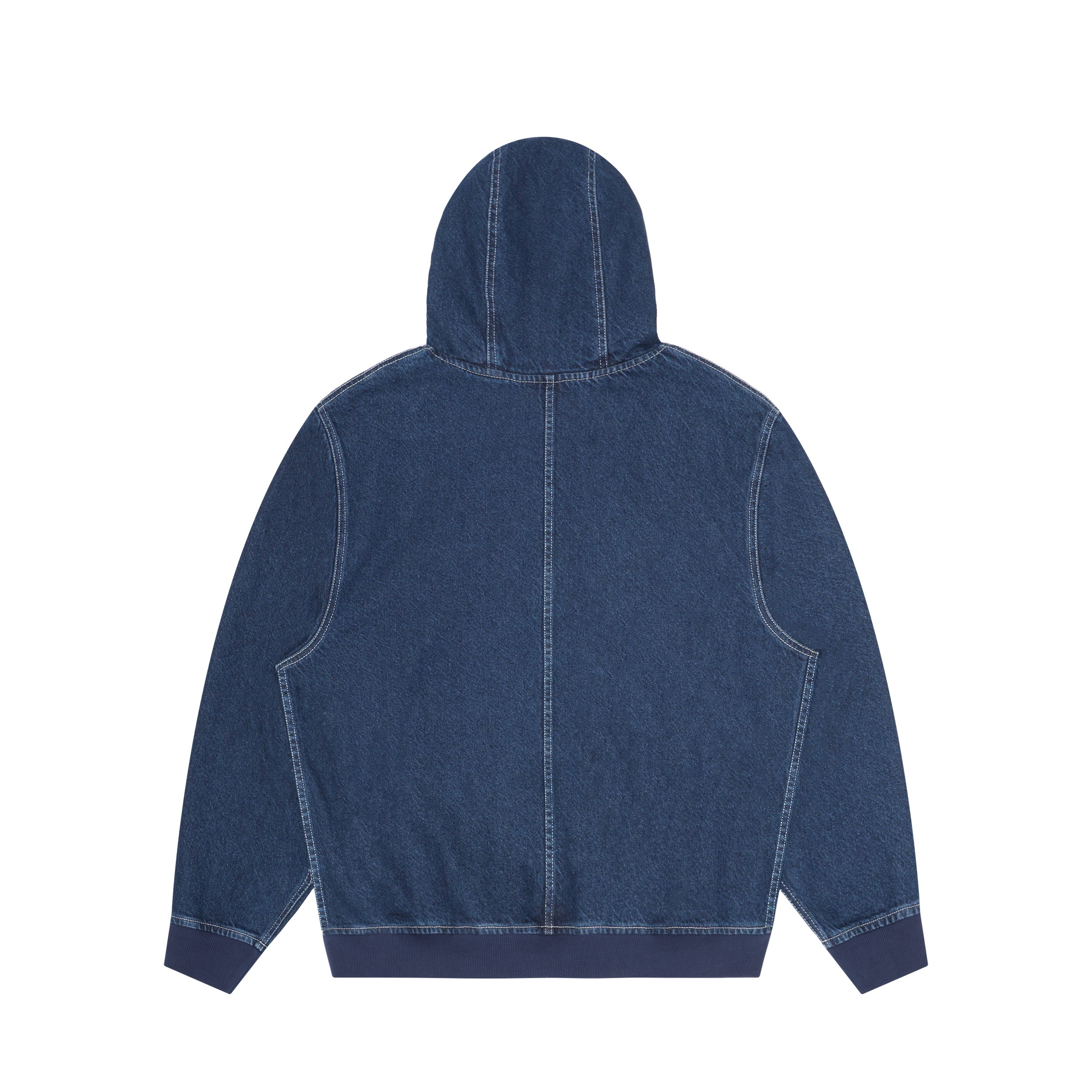 Only NY Denim Hoodie - Dark Indigo Wash | Men's & Women's Casual Streetwear | Perfect for Urban Outfits & Layering