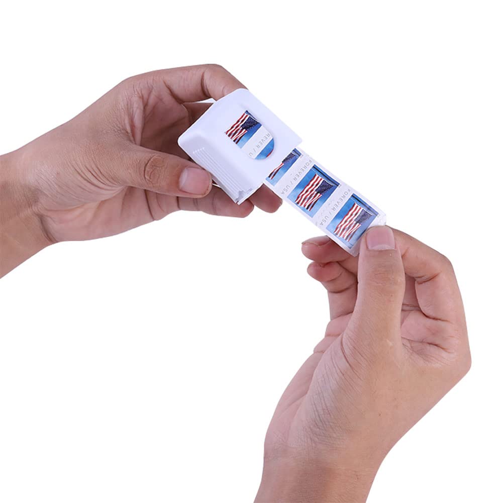 Roll of 100 USPS Forever Stamps Dispenser - Convenient Stamp Roll Holder for Home Office & Desk Organization | Perfect for Mailing Letters, Bills & Postcards