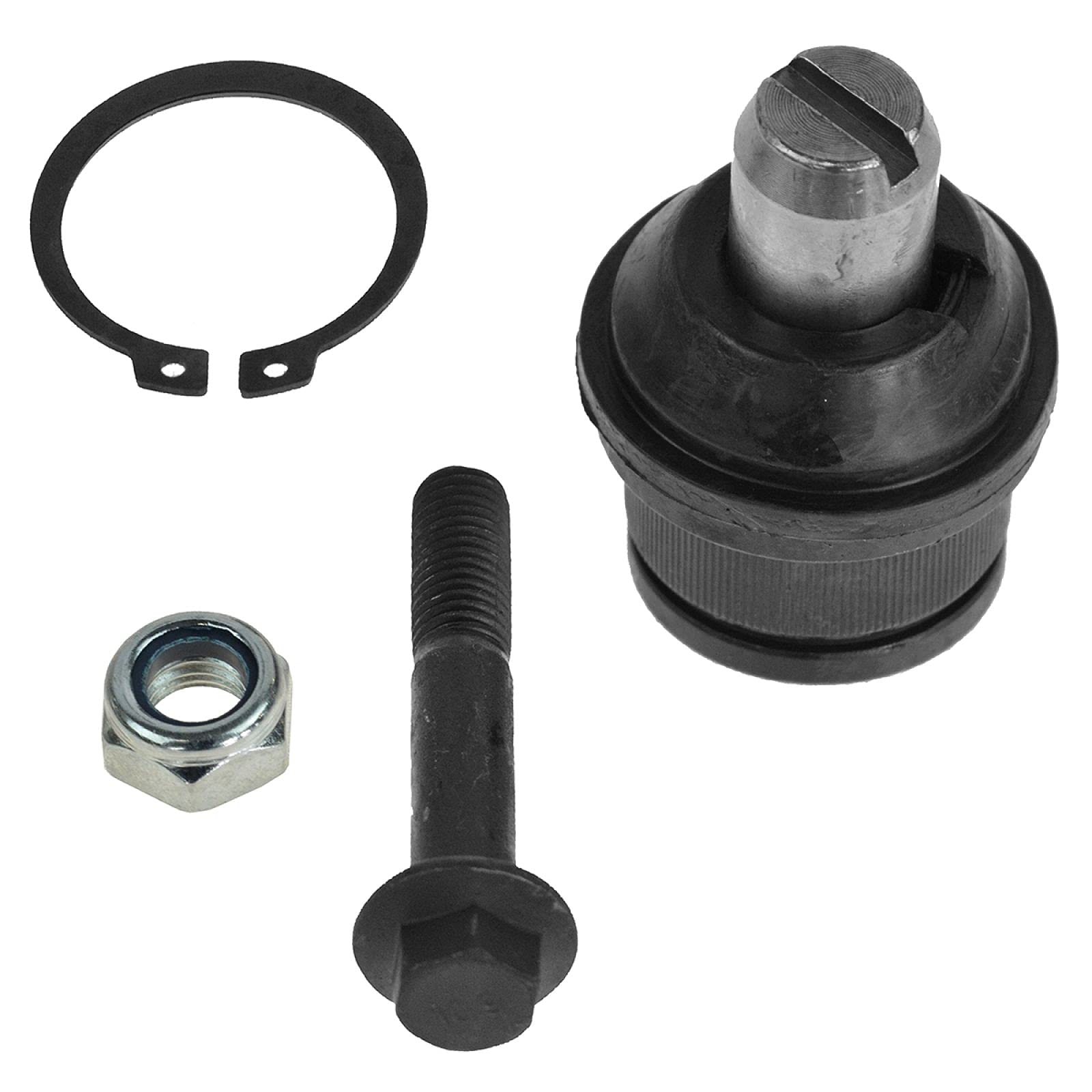 TRQ Front Steering & Suspension Kit with Ball Joint, Pitman Arm & Tie Rod - Compatible with 2005-2006 Ford E-150 & E-150 Club Wagon | Replacement for Worn Parts, Improves Handling & Ride Comfort | Perfect for DIY Repairs & Professional Mechanics