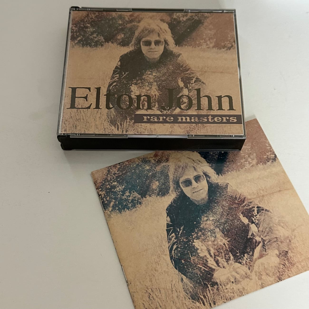Elton John Rare Masters 1992 2 CD Box Set with Booklet - Limited Edition Collectible Music Album for Fans & Audiophiles - Perfect for Gifts, Home Listening, and Music Collections