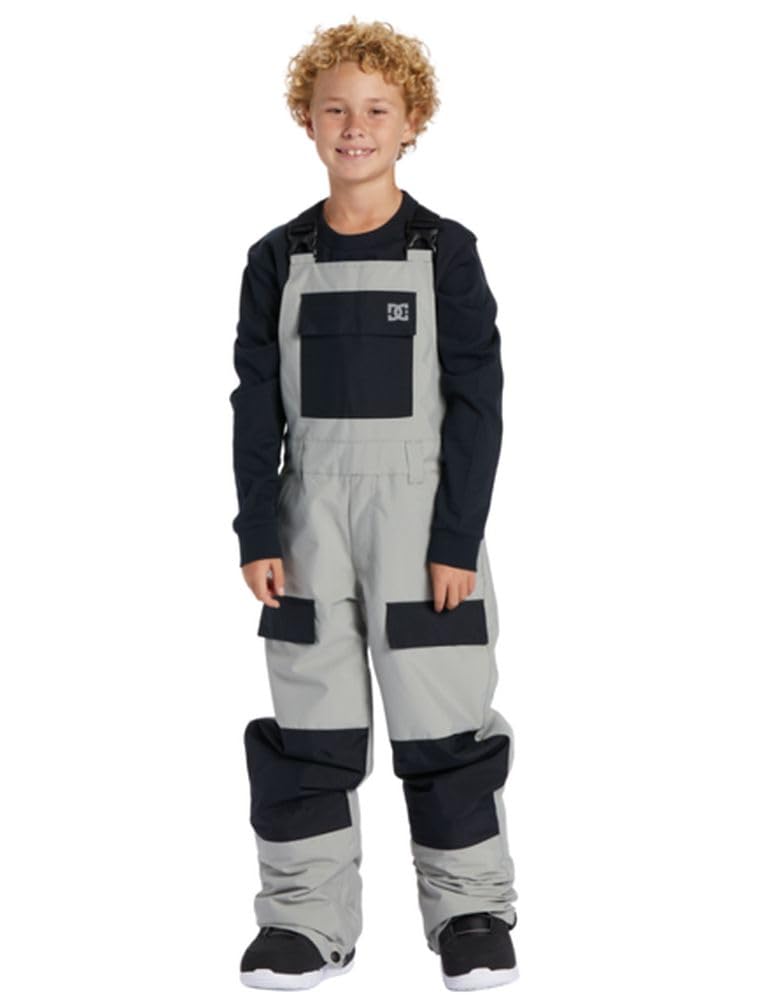 DC Youth Insulated Snow Bib Pants - Waterproof Winter Overalls for Boys & Girls - Warm Snowsuit for Skiing, Sledding & Outdoor Winter Activities