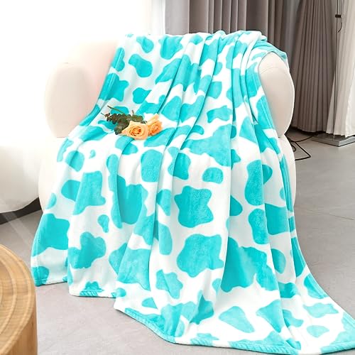 Cowthrowblanket-blue