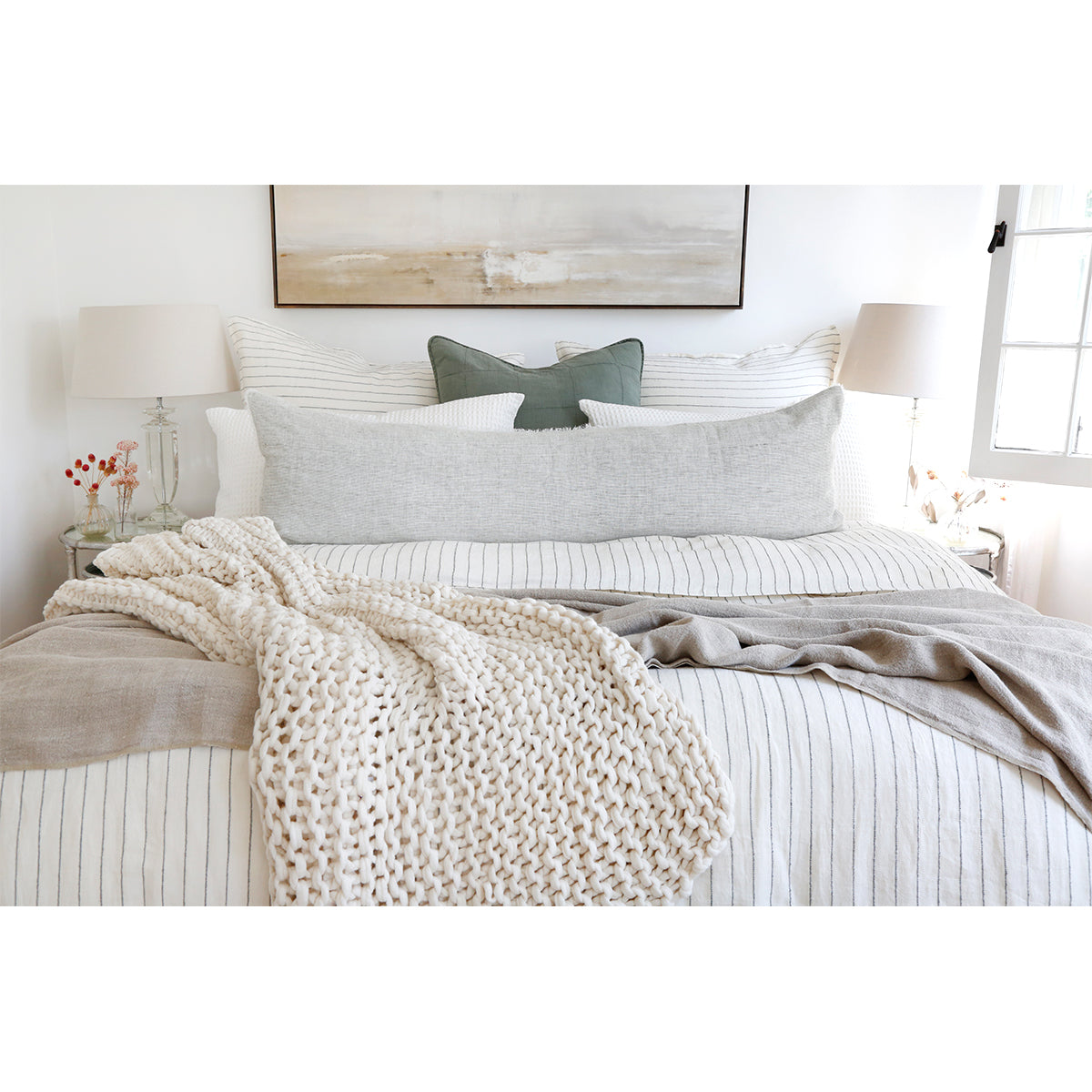Premium Blake Duvet Cover Set - Soft & Breathable Bedding for All Seasons - Perfect for Master Bedroom, Guest Room & Dorm Decor