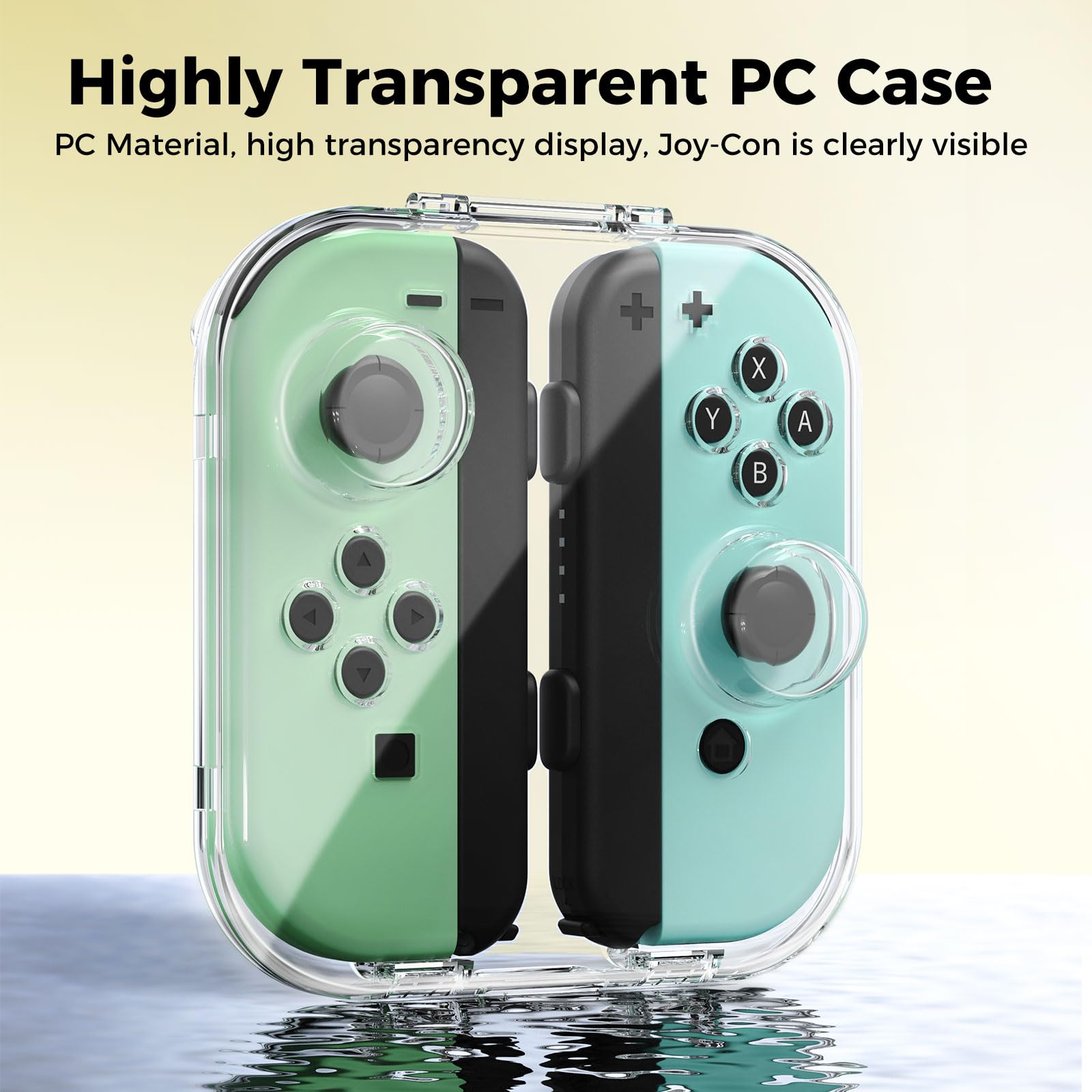 iINE Mini Storage Case for Joy-Con - Portable Dust-Proof Protective Box for Nintendo Switch/OLED Joy-Con Controllers with Magnetic Closure | Perfect for Travel, Gaming Storage & Protection