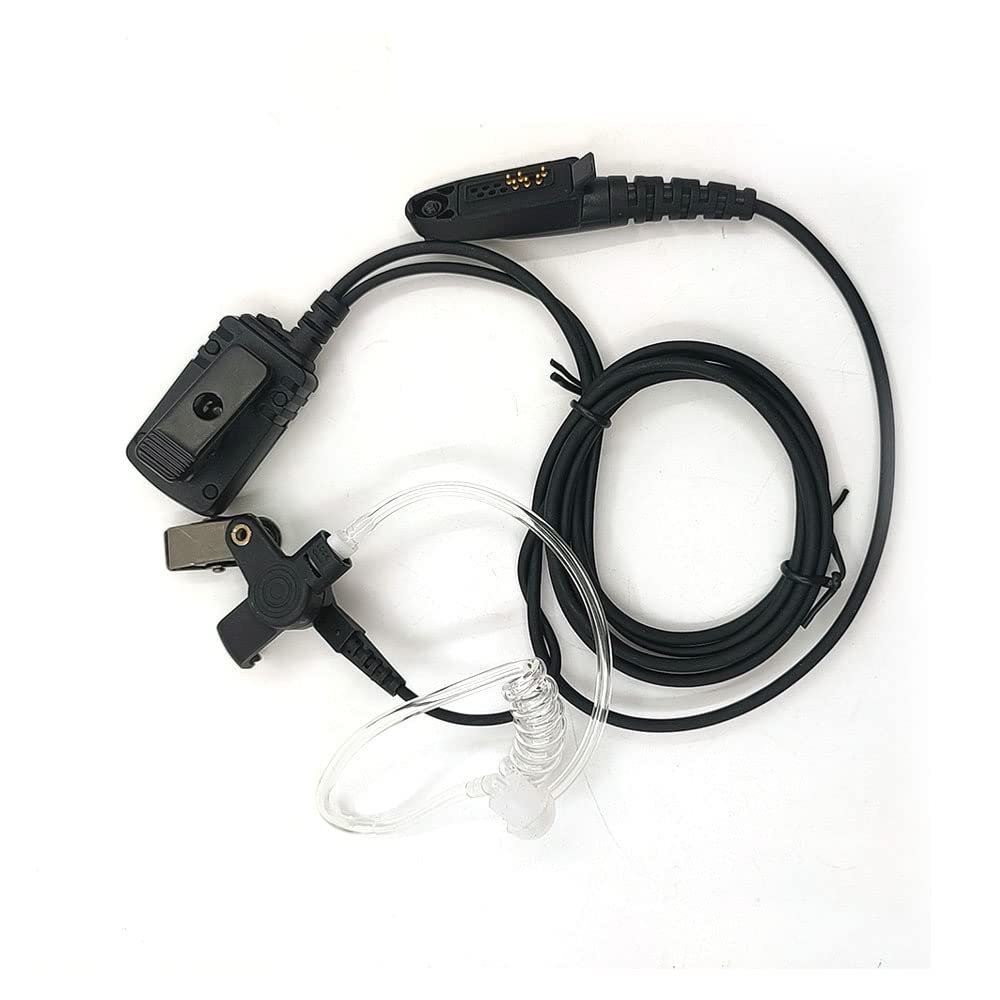 Original YZTERA Inrico Airtube AT-320 Earphone for POC Radio - Compatible with Inrico PTT T320 & T400 Network Radios - Hands-Free Communication for Security, Construction & Outdoor Activities
