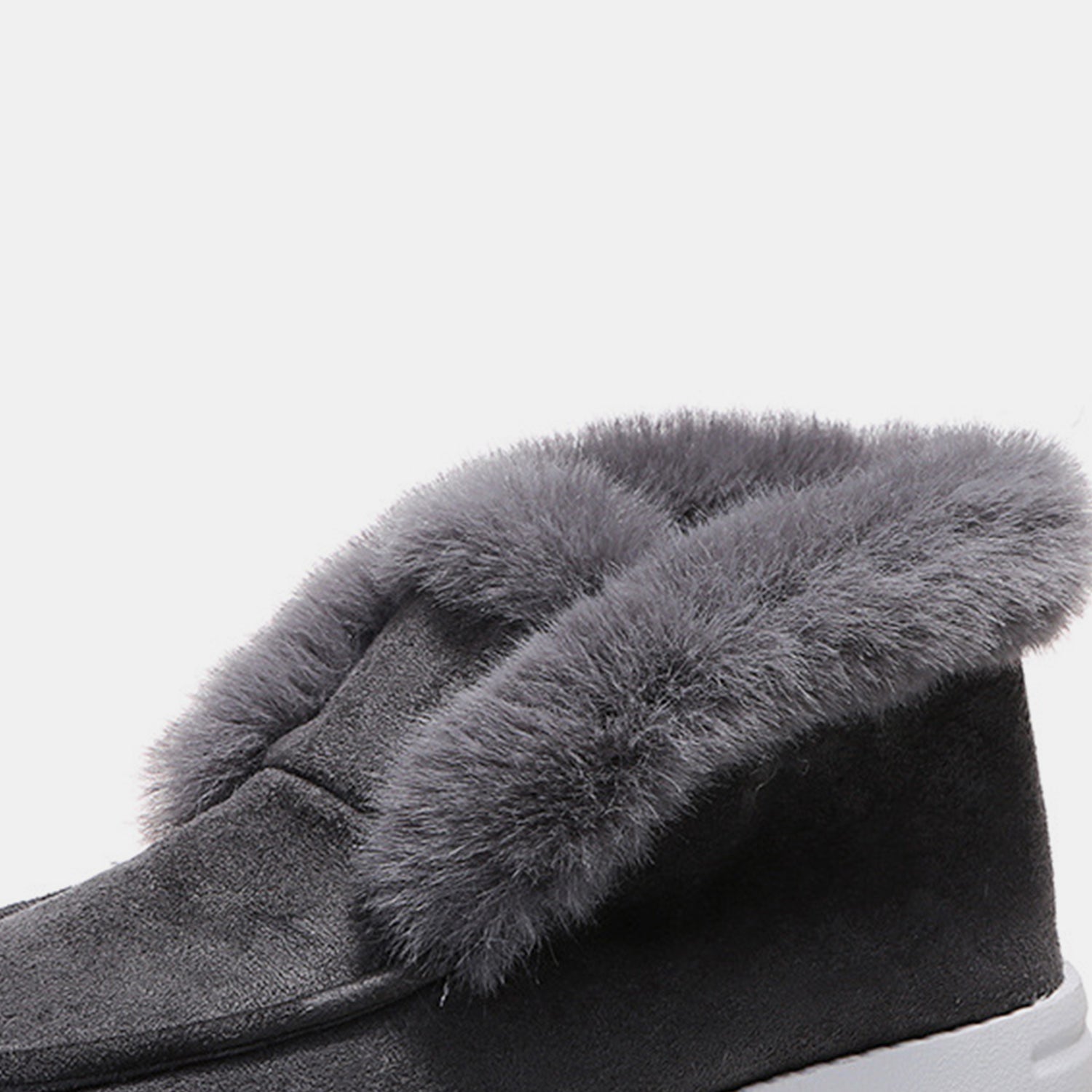 Warm Furry Suede Snow Boots for Women - Waterproof Winter Boots with Non-Slip Sole - Perfect for Snowy Days, Hiking & Outdoor Activities