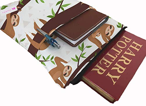 Sloths On Branches Book Sleeve - Protective Cover for Hardcover & Paperback Books - Perfect Gift for Book Lovers - Use for Reading, Travel, School & Office